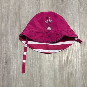 Pink Bucket Hat with Fun Graphic
